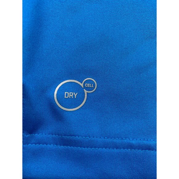 Puma Men's Short Sleeve Golf Polo Shirt Size Small Blue Yellow Athletic - Picture 4 of 8